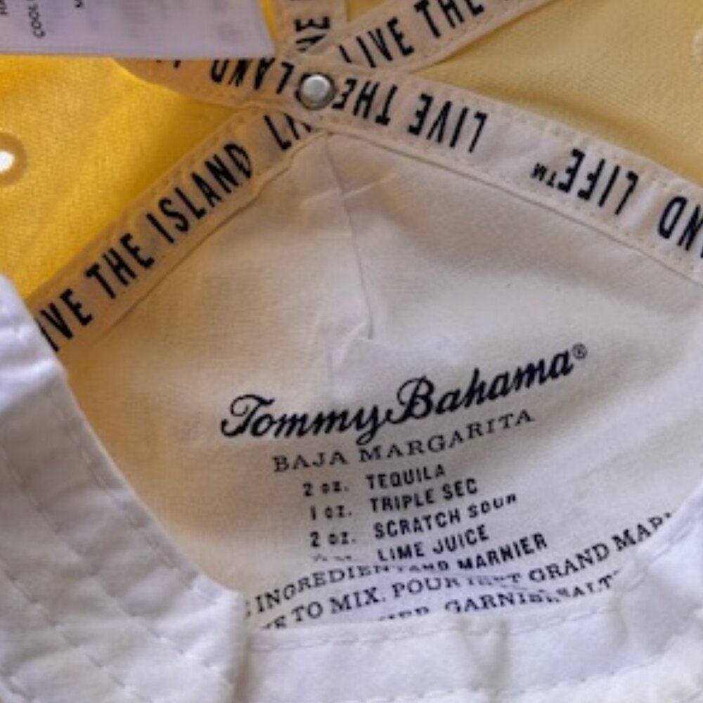 Tommy Bahama Margarita Recipe Baseball Cap Adjustable Coastal Preppy Vacation